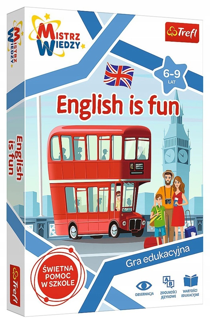 GRA English is Fun 1954 MISTRZ WIEDZY Trefl