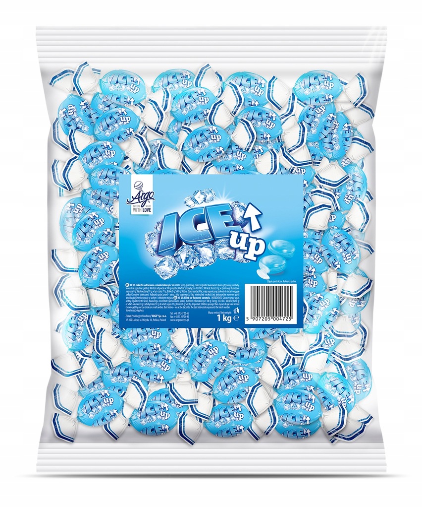 CUKIERKI LODOWE Z NADZIENIEM ICE UP 1 KG