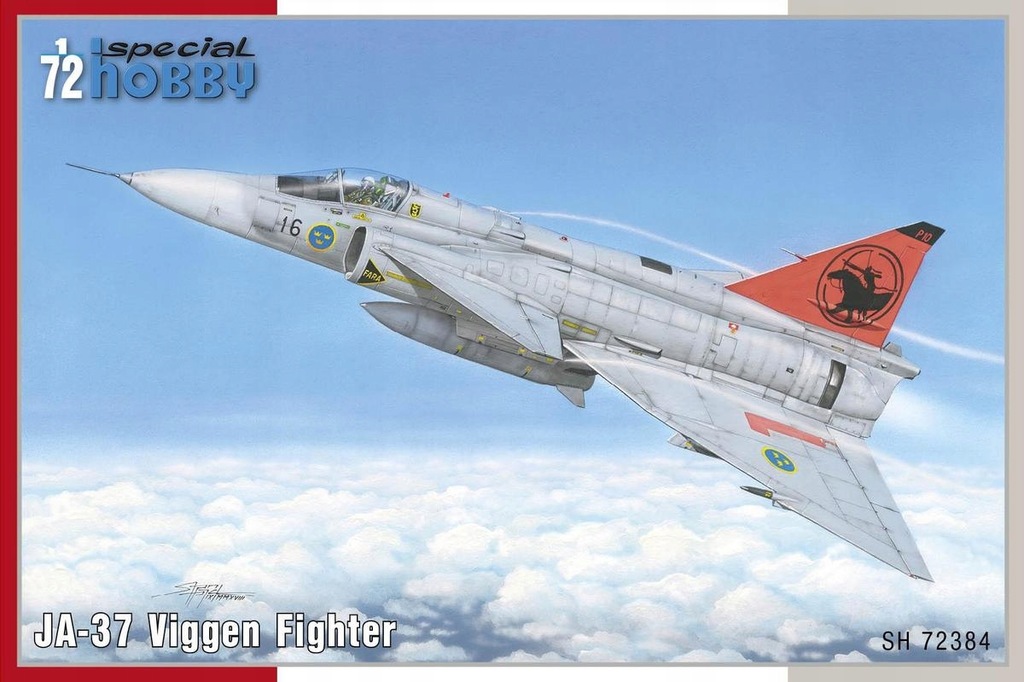 SPECIAL HOBBY 72384 - 1:72 JA-37 Viggen Fighter