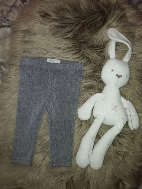 Reserved legginsy rozm.68 (3-6m.) ala jeans