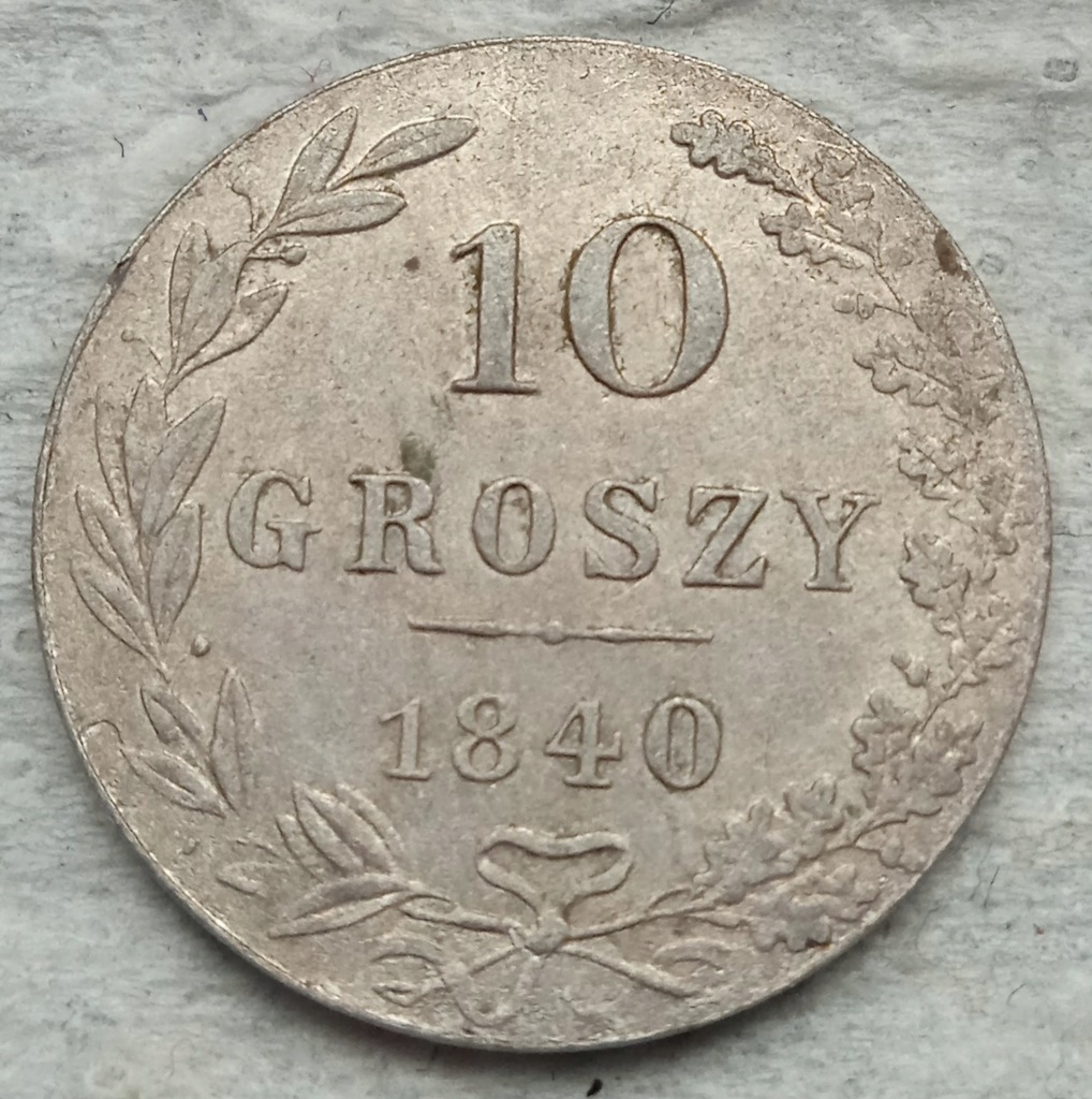 10 groszy 1840 srebro ORYGINAŁ