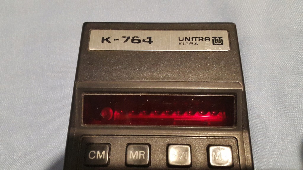 STARY KALKULATOR UNITRA ELTRA K-764