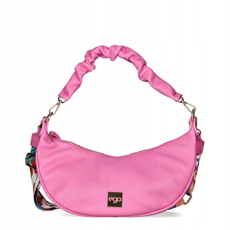 Barbie pink skórzana torebka z 3 paskami EGO ES-S0