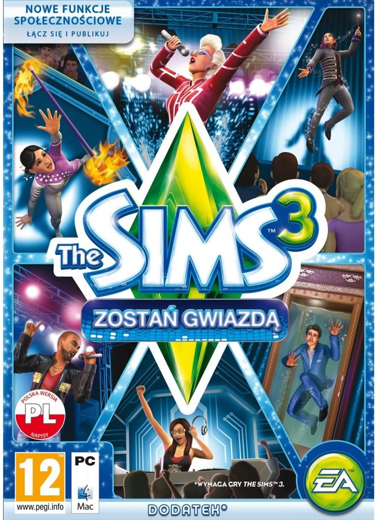 THE SIMS 3 - ZOSTAŃ GWIAZDĄ PL PC KLUCZ ORIGIN