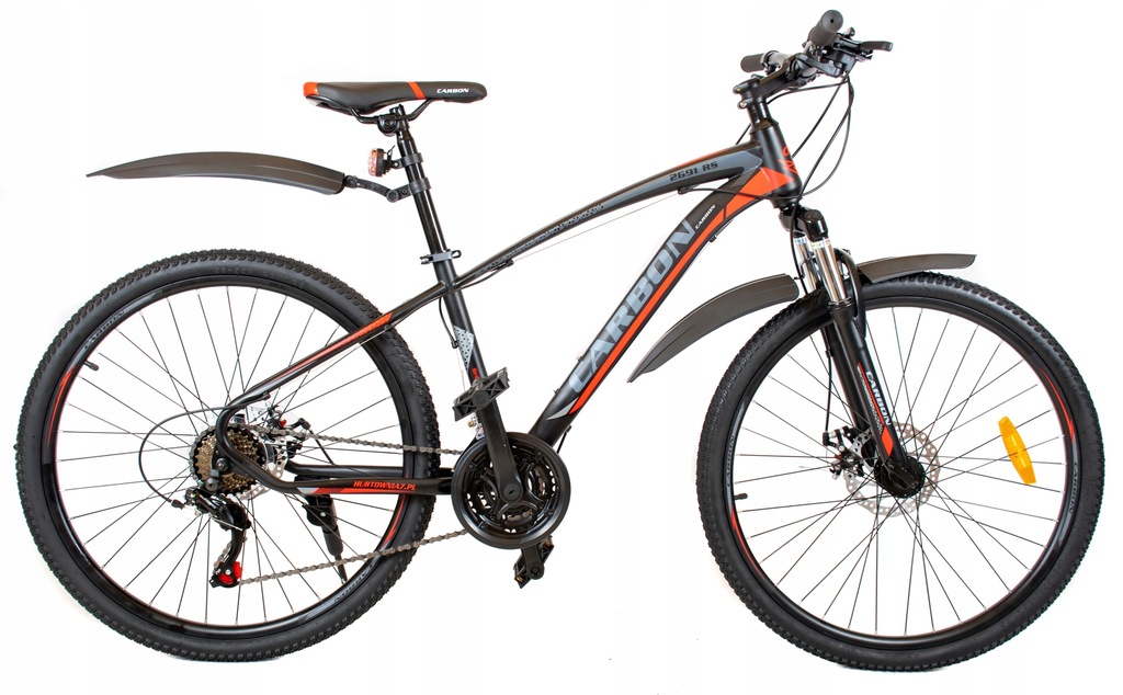 Rower MTB HURTEX carbon neo zielony rama 15 cali