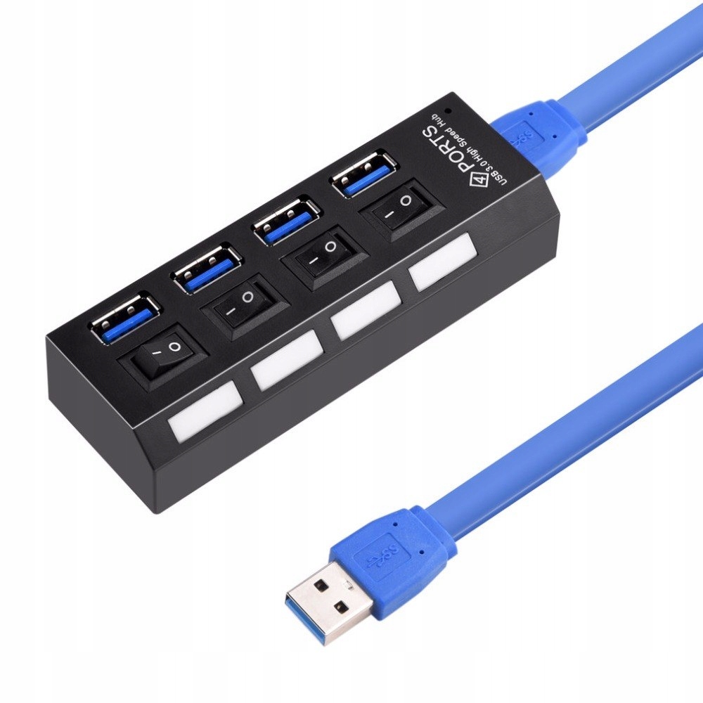 Купить HUB USB 3.0 РАЗВЕТВИТЕЛЬ С КАБЕЛЕМ 4 ПОРТА + БЛОК ПИТАНИЯ: отзывы, фото, характеристики в интерне-магазине Aredi.ru