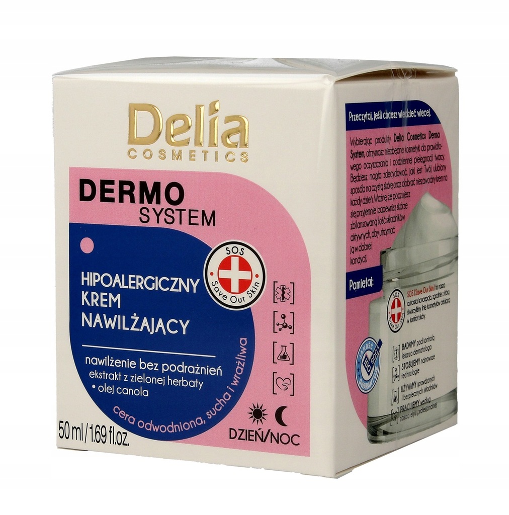 Delia Cosmetics Dermo System Hipoalergiczny Krem n