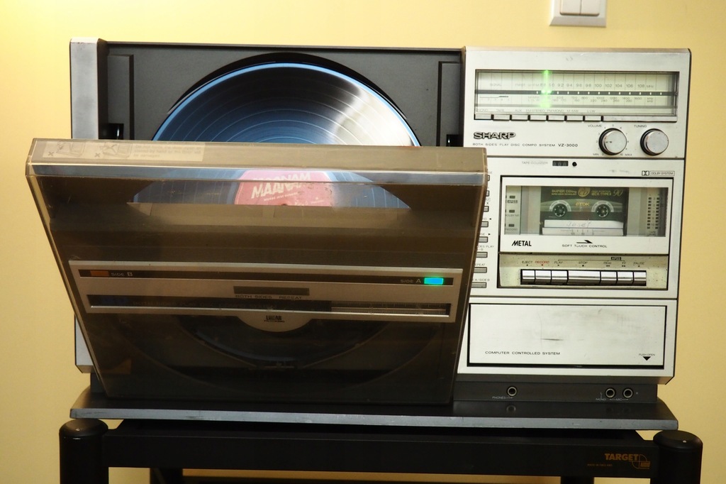 Sharp VZ 3000 magnetofon gramofon tuner radio komb - 7833310820