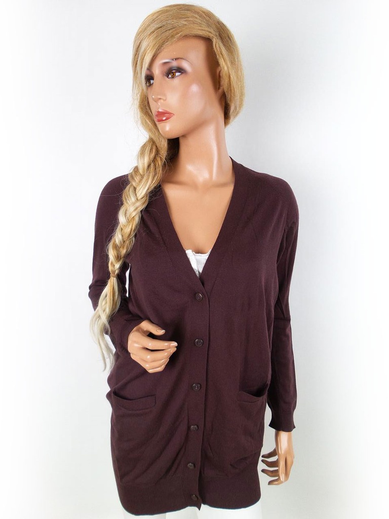 Massimo dutti rozmiar S Sweter kieszenie jedwab k