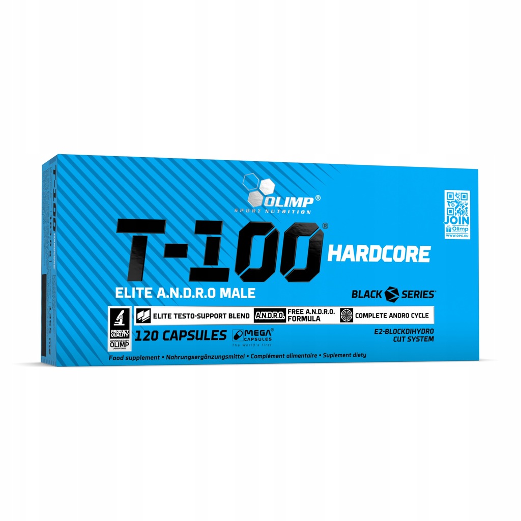 OLIMP T-100 Hardcore 120 kaps BOOSTER TESTOSTERON