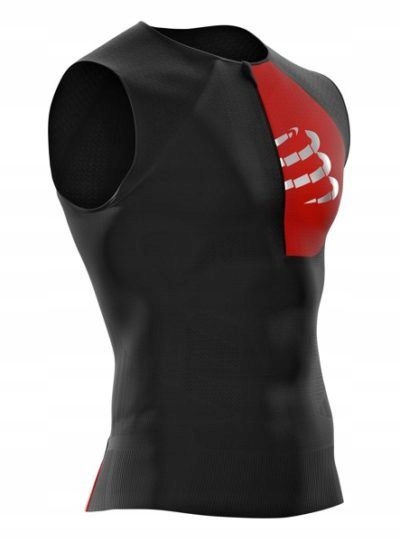 MĘSKI TRIATHLONOWY BEZRĘKAWNIK COMPRESSPORT - XL