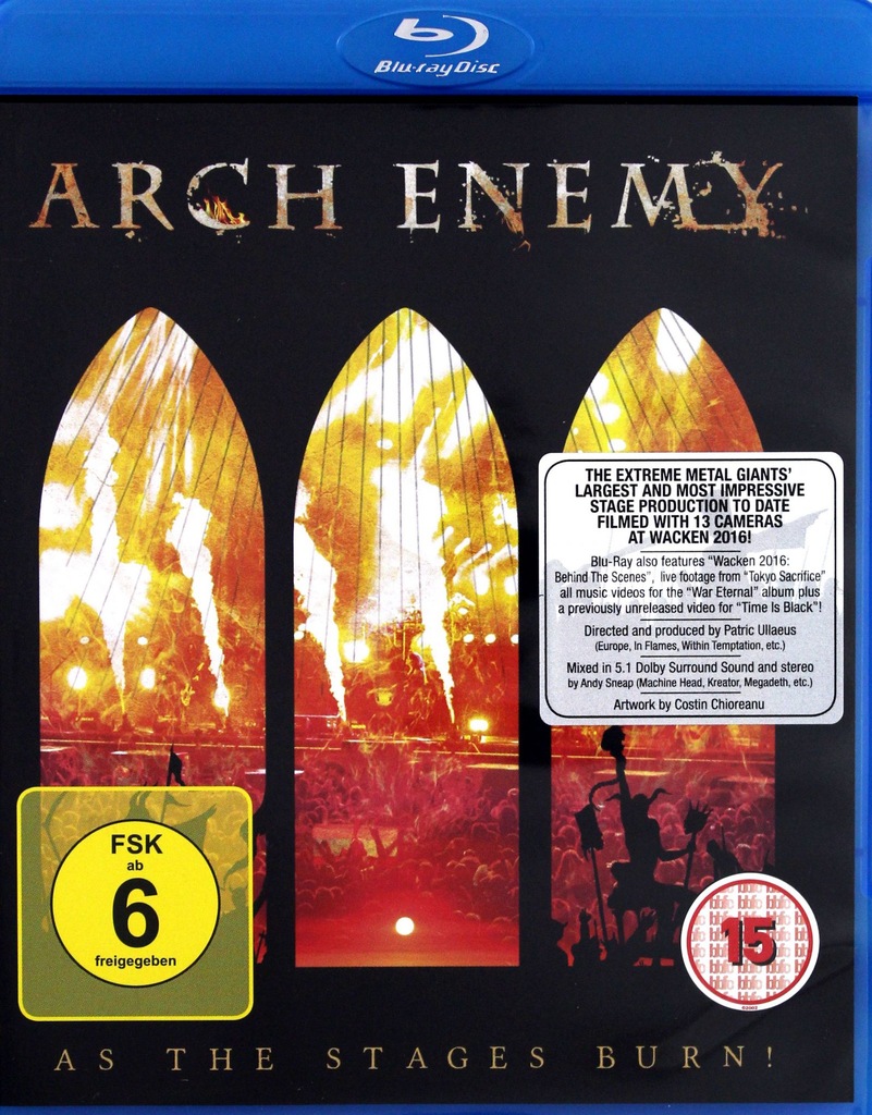 ARCH ENEMY: AS THE STAGES BURN! [BLU-RAY]