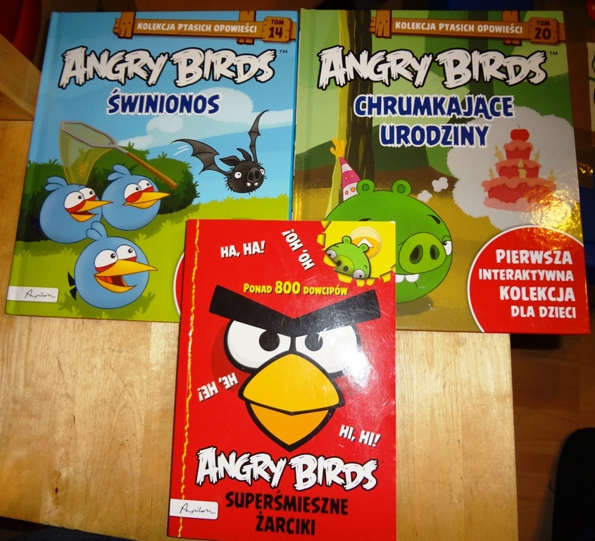 kaja5555 * ANGRY BIRDS - 3 książki