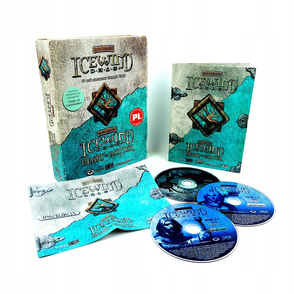 ICEWIND DALE 1 I + DODATEK HEART OF WINTER PC BIG BOX KOLEKCJONERSKI PL