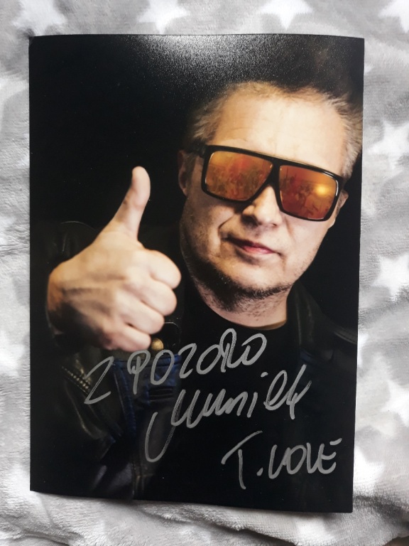 MUNIEK STASZCZYK- zdjęcie z autografem