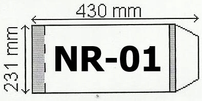 Okładka na podr B5 regulowana nr 1 (25szt) NARNIA,