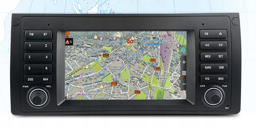 Radio nawigacja ANDROID BMW 5 E39 X5 E53 7 E38