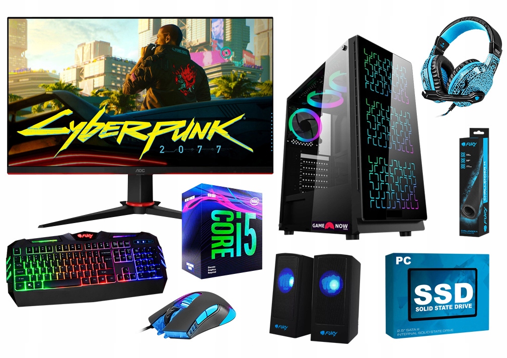 Counter Strike I5 9400f And Rtx 2060 Zestaw PC Do GIER I5-9400F 32