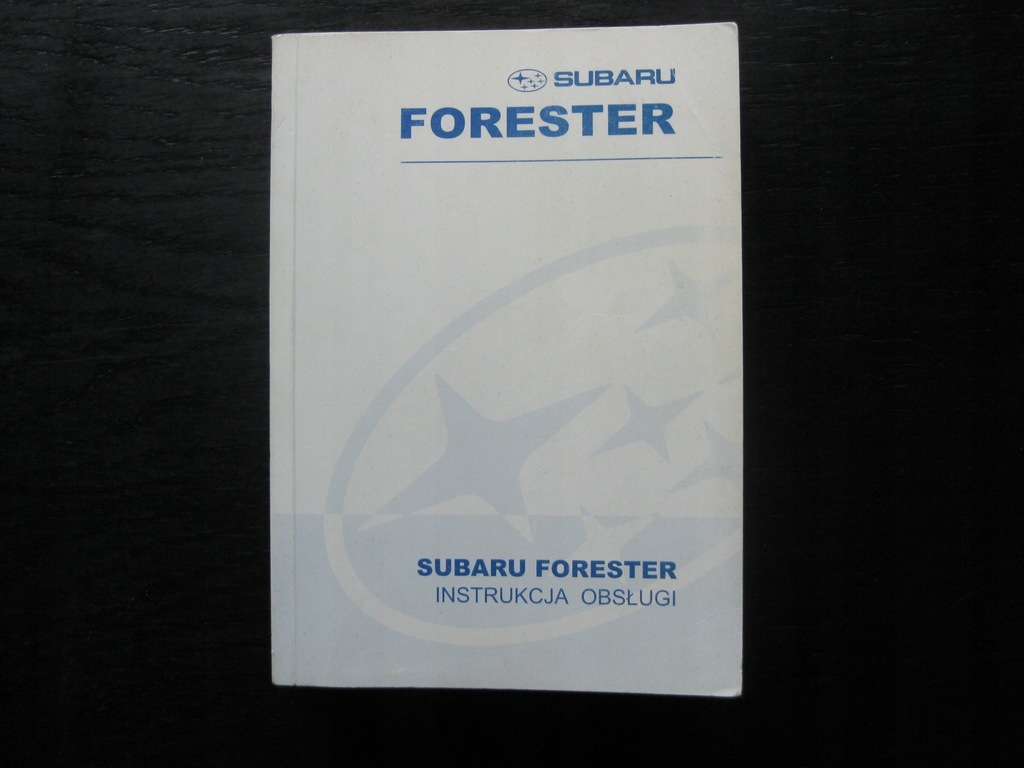 SUBARU FORESTER II Obsługa Forester 02-06 PL