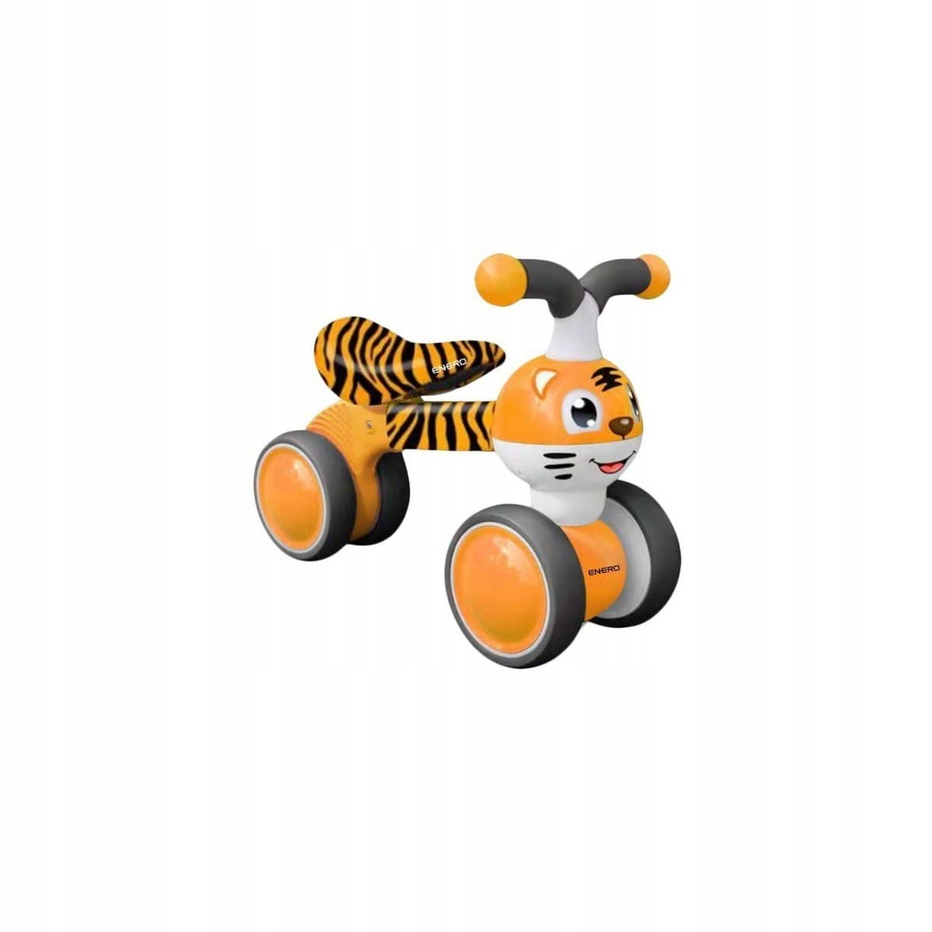 Rowerek biegowy jeździk Enero pomarańczowy tygrys