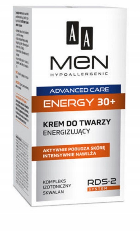 Men Advanced Care Face Cream Energy 30+ energizuja