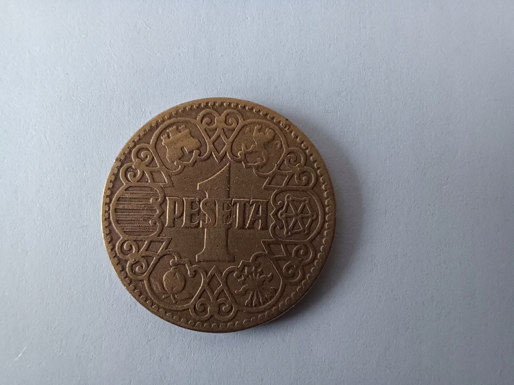 Hiszpania 1 peseta 1944