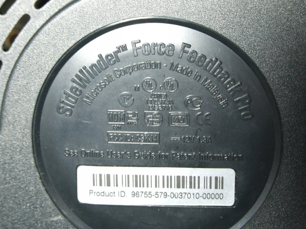 その他 Sidewinder Force FeedbackPro Joystick Microsoft Sidewinder Force Feedback Pro - 14210888384