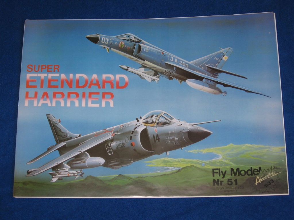 Fly Model nr 51 samoloty SUPER ETENDARD i HARRIER