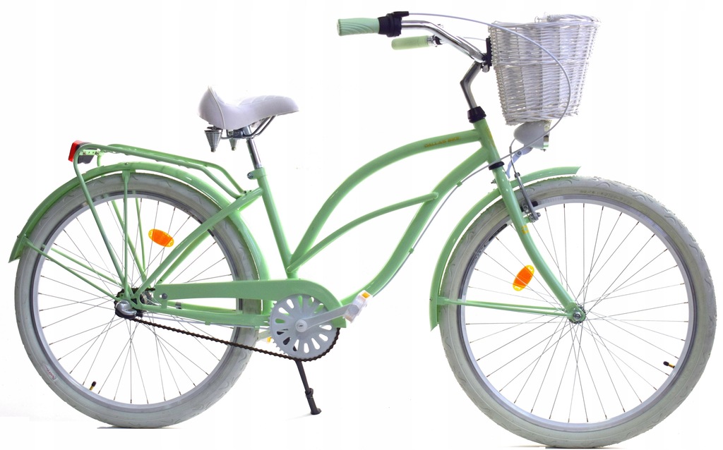 Rower Damski Miejski 26 CRUISER mietowy na komunię 7806385213