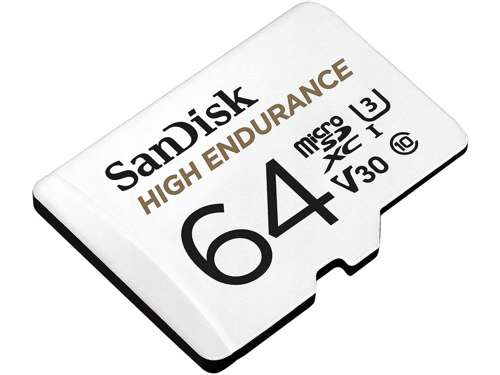 Karta pamięci SanDisk High Endurance 64GB U3 V30
