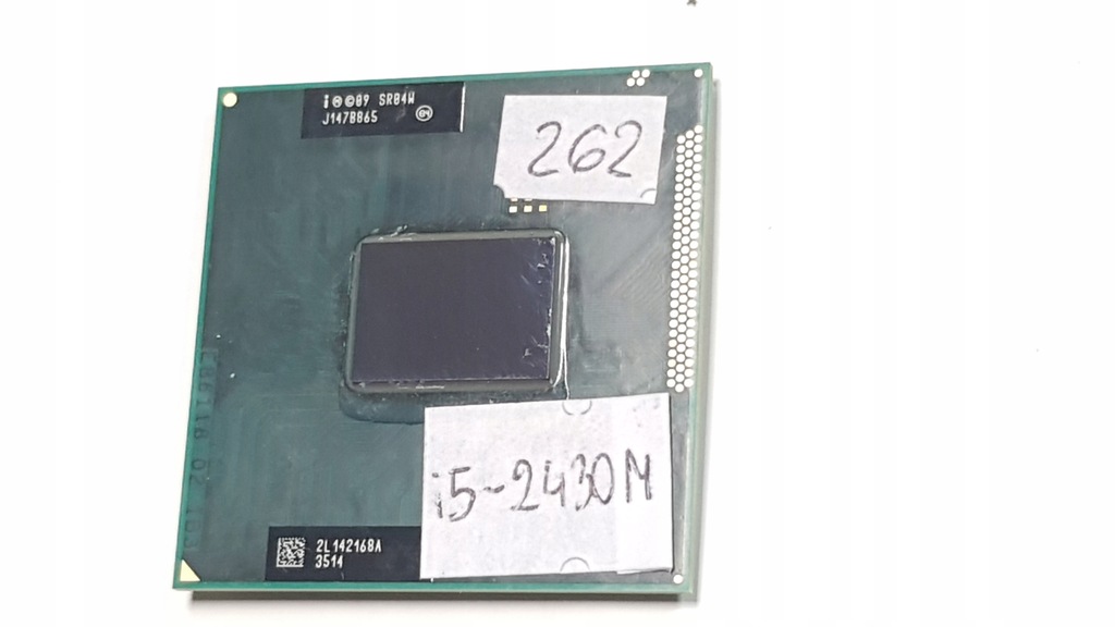 Procesor Intel i5-2430M SR04W 2,4GHz rPGA988B 262