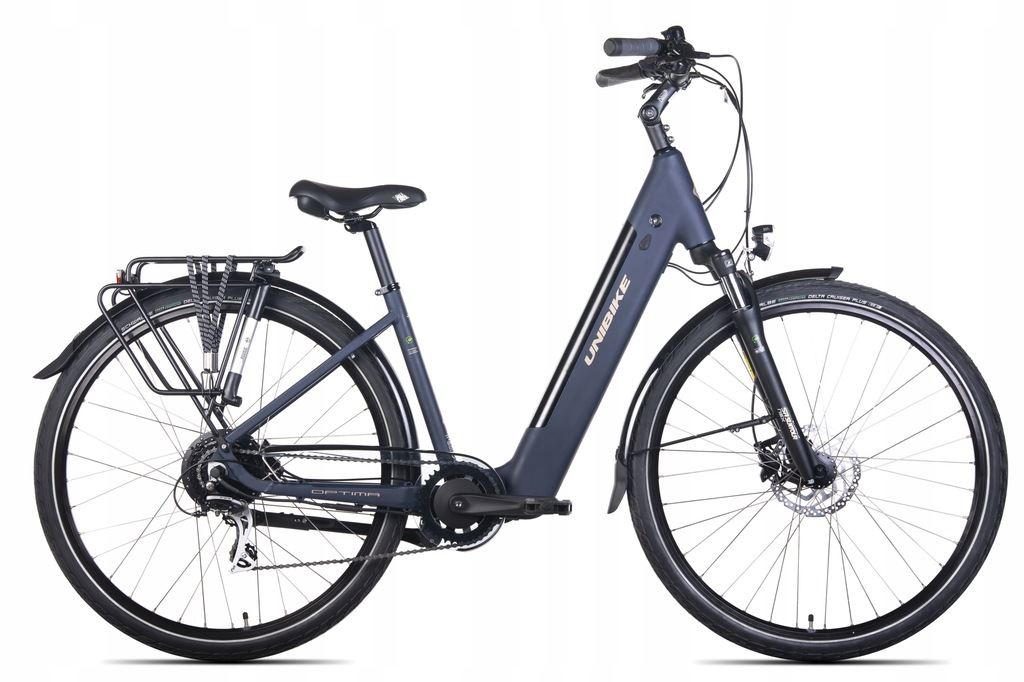 Rower elektryczny Unibike OPTIMA 28 17 bakłażanowy 12921534756