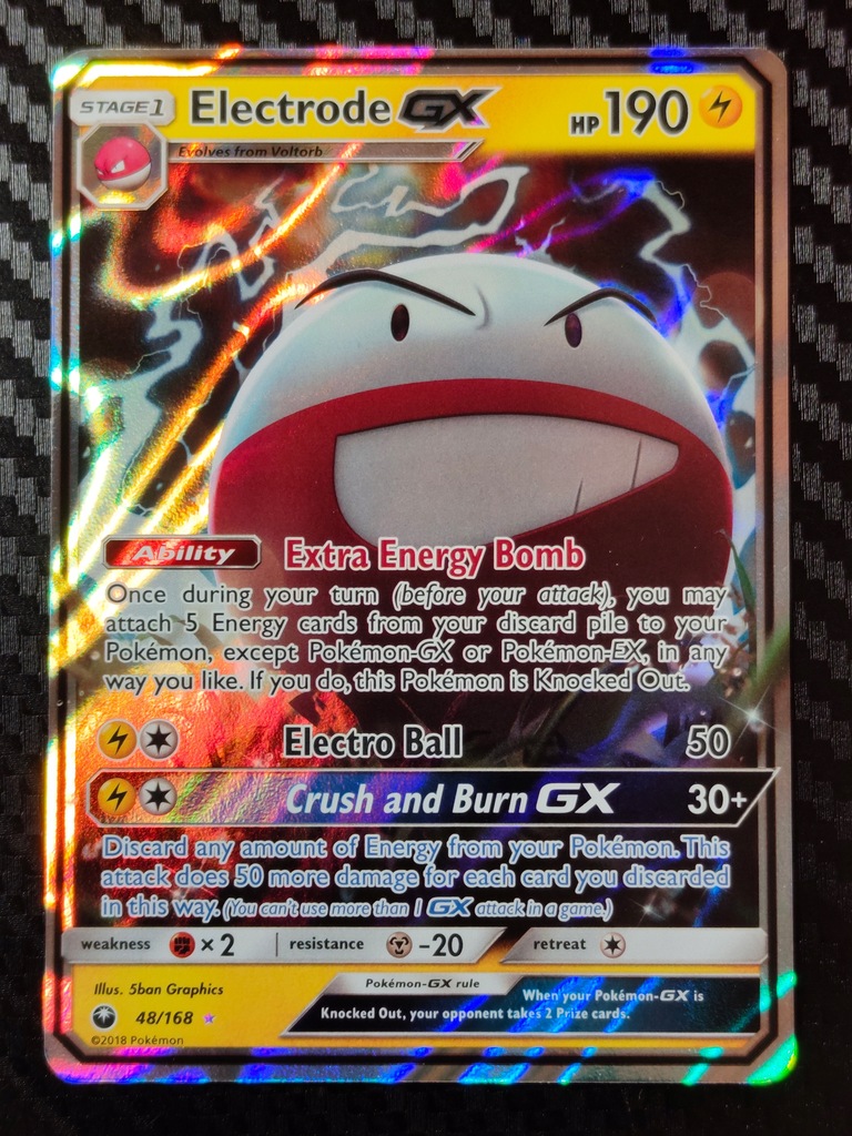 Karta Pokemon TCG Electrode GX (CES 48) 12318272787 oficjalne