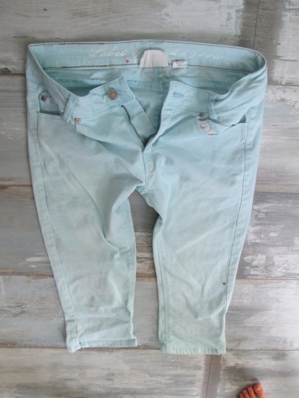 H&M___spodenki rybaczki SZORTY jeans__36