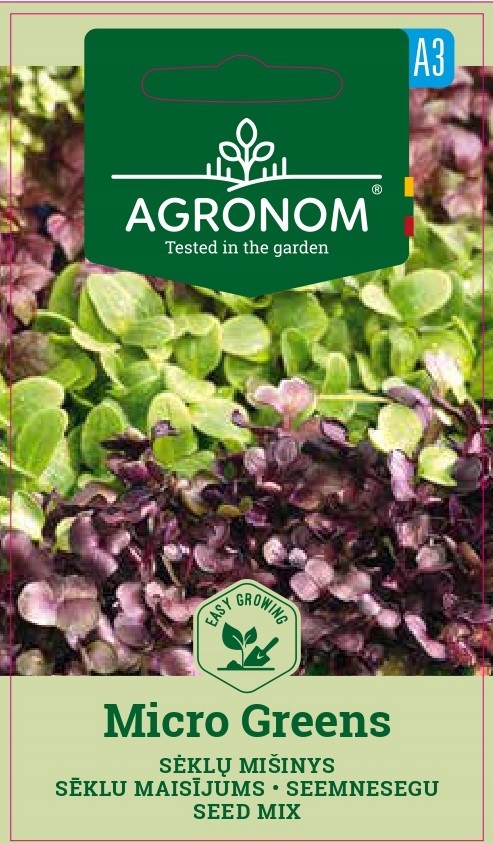 Купить МИКРО ЗЕЛЕНЬ СМЕСЬ СЕМЯН ____________ АГРОНОМ: отзывы, фото, характеристики в интерне-магазине Aredi.ru