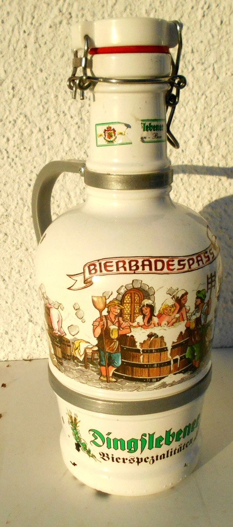 Купить Фарфоровая бутылка пива DINGSLEBENER EDEL объемом 2 л.: отзывы, фото, характеристики в интерне-магазине Aredi.ru