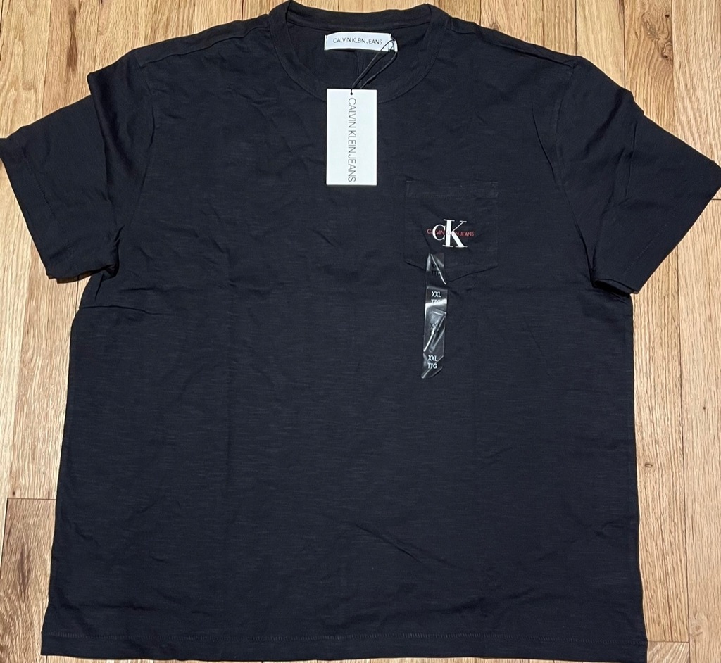 CALVIN KLEIN T-Shirt roz L czarny z USA Okazja !