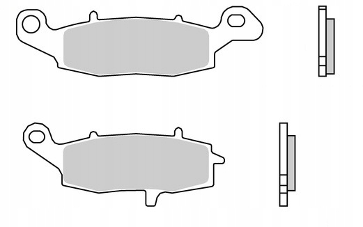 klocki hamulcowe SBS 705HS KAWASAKI ER-6F650 06-12