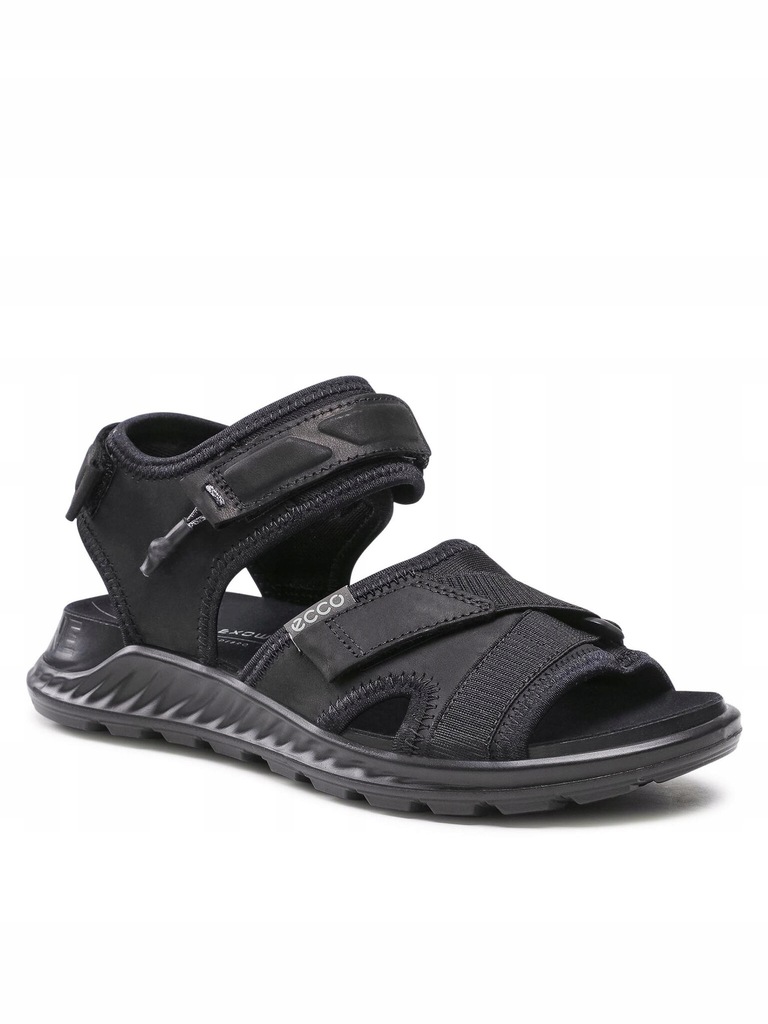 ECCO Sandały Exowrap W 81180351052 Black/Black