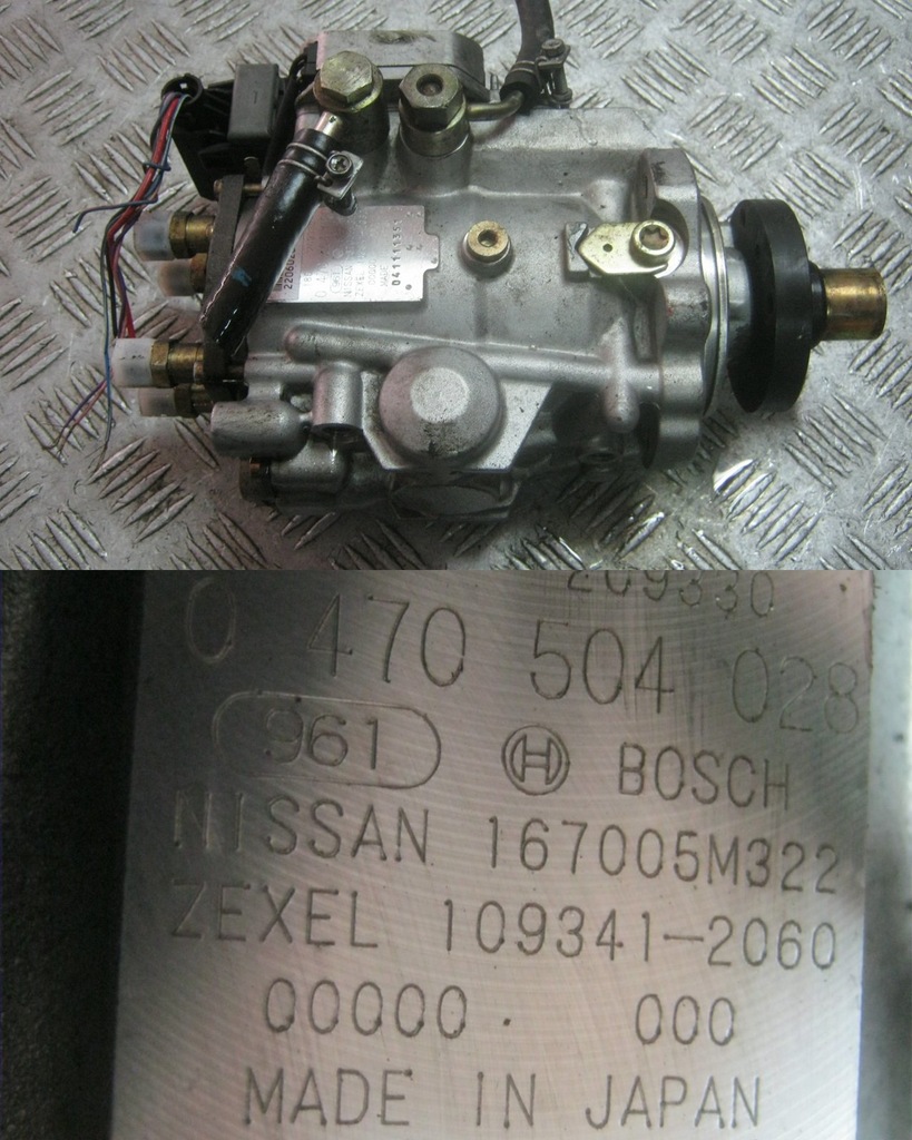 Pompa wtryskowa Nissan Almera Tino 0470504028 2.2