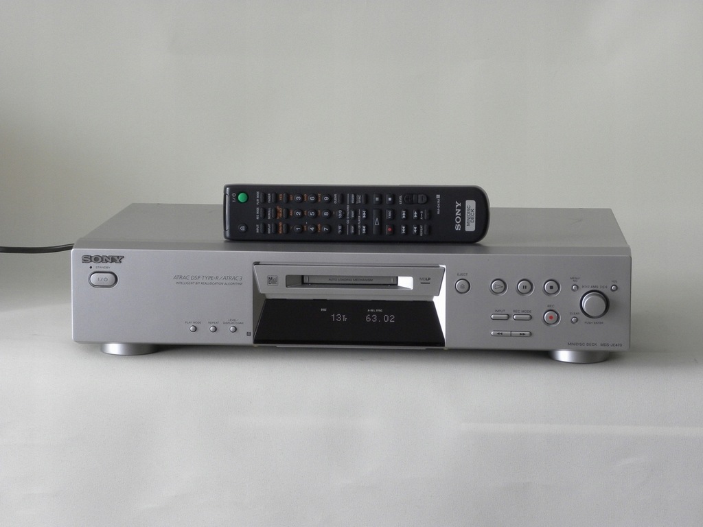 SONY MDSJE470 odtwarzacz MD(minidisc) LP2/LP4 8221678933
