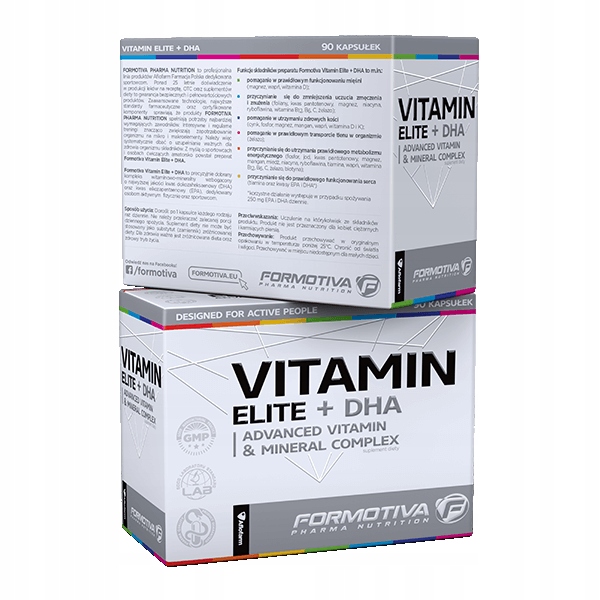 Formotiva Vitamin Elite + DHA - 90 kaps.