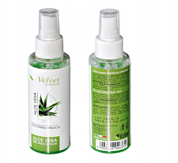 MW ERBEL VELVET PRO ALOE LOTION PRZED DEPILACJĄ