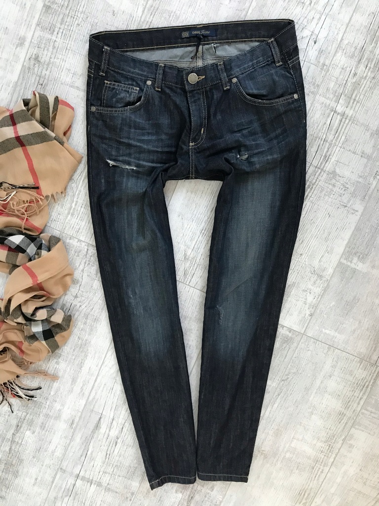 OASIS___skinny spodnie BOYFRIEND jeans___38/40 M L
