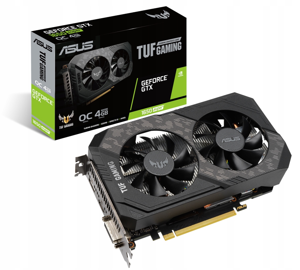 Купить ASUS GeForce GTX 1650 SUPER 4 ГБ TUF OC GDDR6 128b: отзывы, фото, характеристики в интерне-магазине Aredi.ru