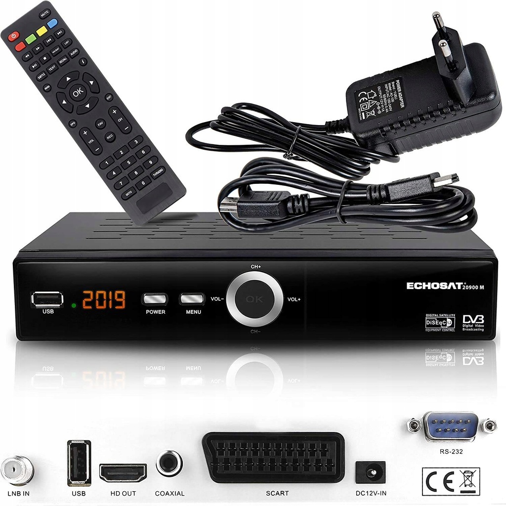 Tuner DVB-S, DVB-S2 Echosat 20900 H.265