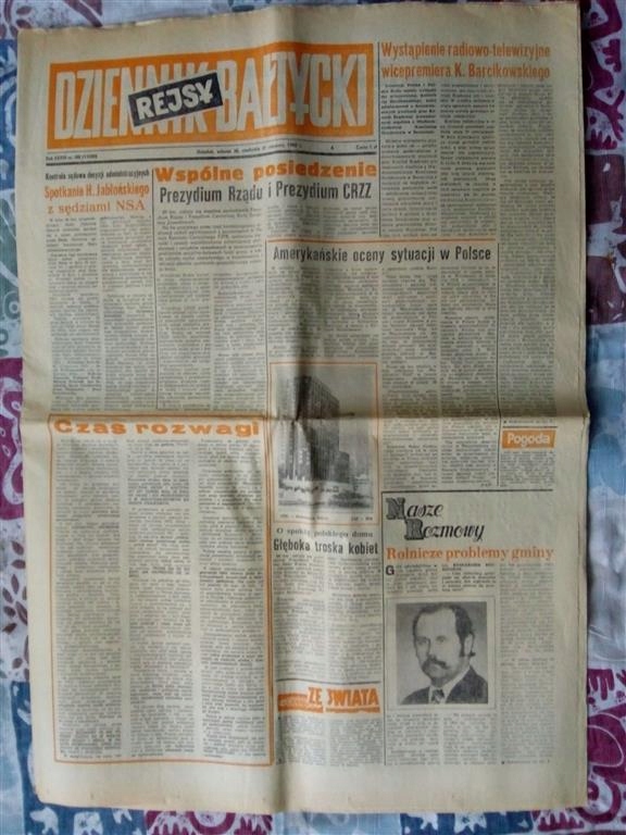 31.08.1980 Strajk Stocznia Gdańsk Dziennik