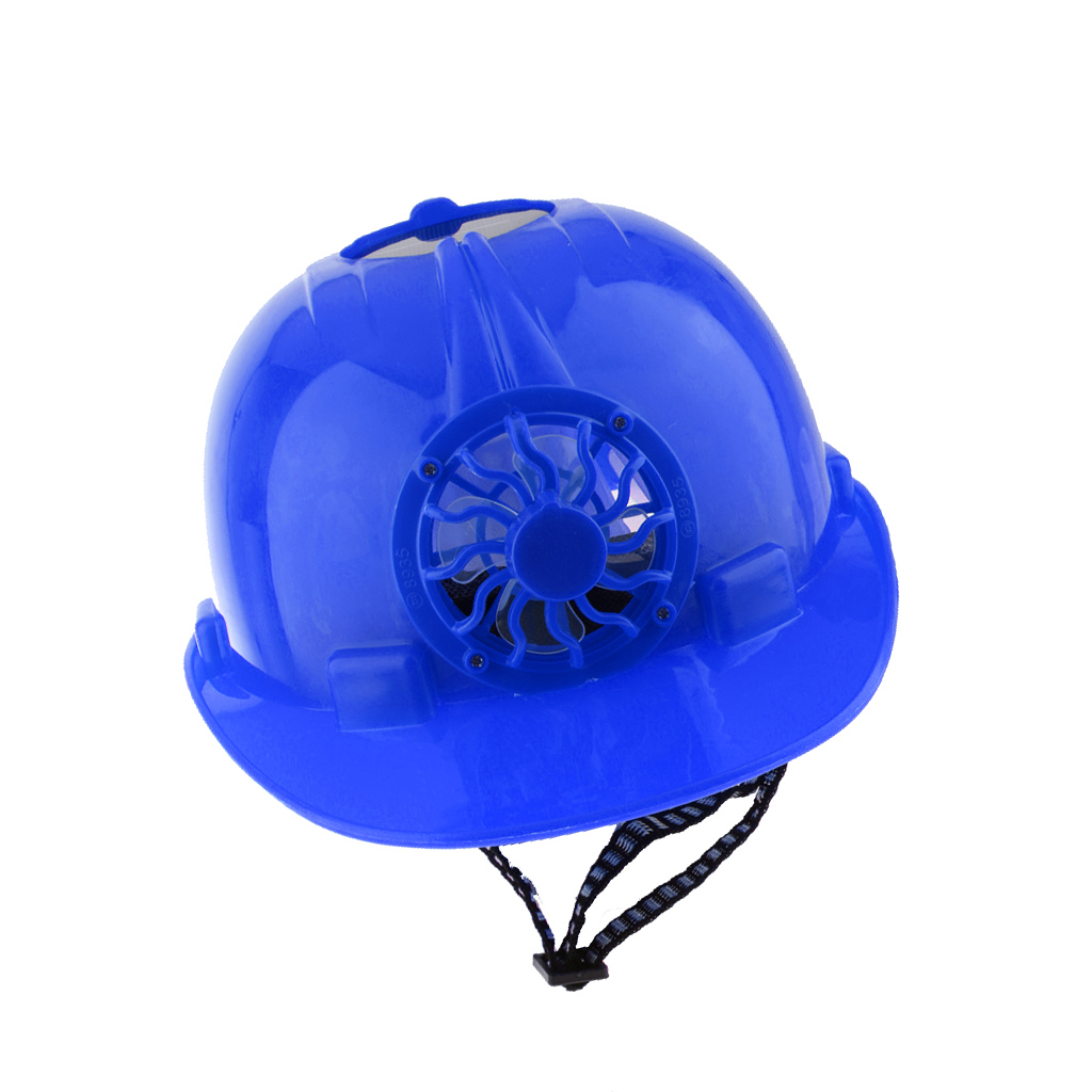 Solar Safety Work Helmet Construction Head Protection Hard Hat With Cooling