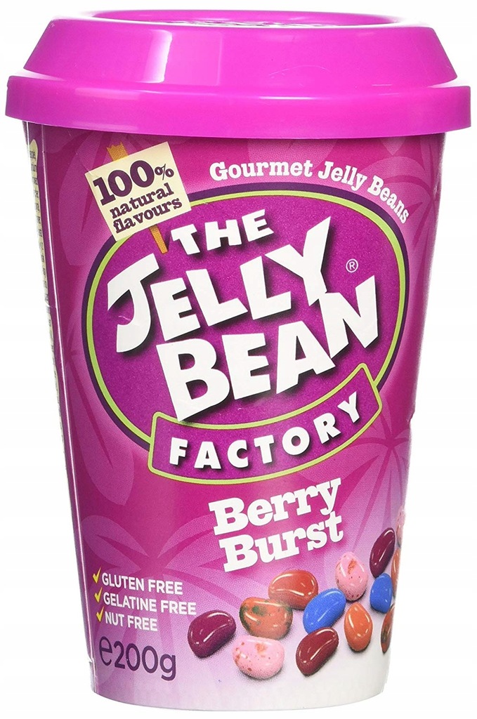 Jelly Bean Factory Berry Burst Zelki Fasolki 200g 8631114572 Oficjalne Archiwum Allegro