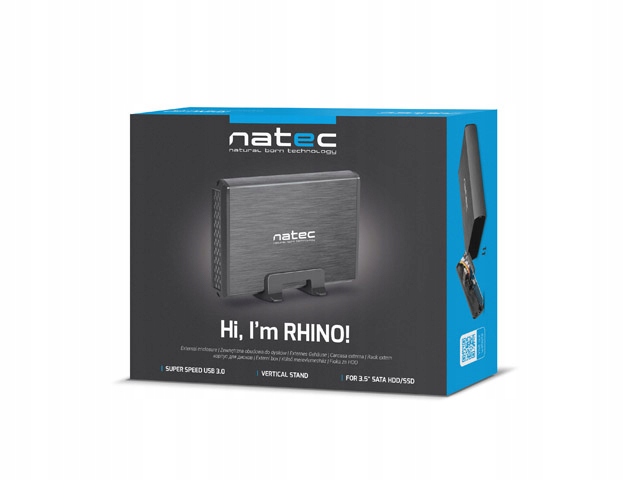Купить 3.5 HDD SATA Natec Rhino USB 3.0 дисковый корпус: отзывы, фото, характеристики в интерне-магазине Aredi.ru